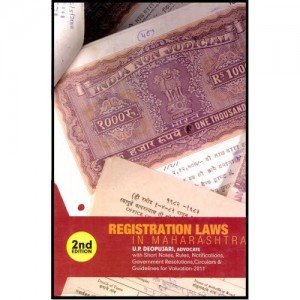 Adv. U. P. Deopujari's Registration Laws in Maharashtra [HB] by Nagpur Law House